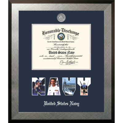 Navy Discharge Honors Picture Frame