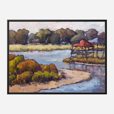 Funky Marsh - Artist Enhanced Canvas Print