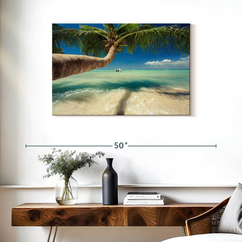Gillard Caribbean Beach Palm Tree, 24" H x 36" W