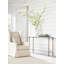 Laguna 58 in. Glass Console Table