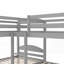 Lit simple superposé en forme de L avec lit gigogne - Aucun sommier nécessaire, robuste et amp; Durable