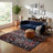 Latitude Run® Column Nikica Rug White and Silver-1959603076