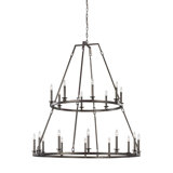 Landen 20-Light Wagon Wheel Chandelier