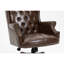 Executive Office Chair - High Back Reclining Comfortable Desk Chair - Thick Padded Seat Backrest - PU Leather Desk Chair With Smooth Glide Caster Wheels