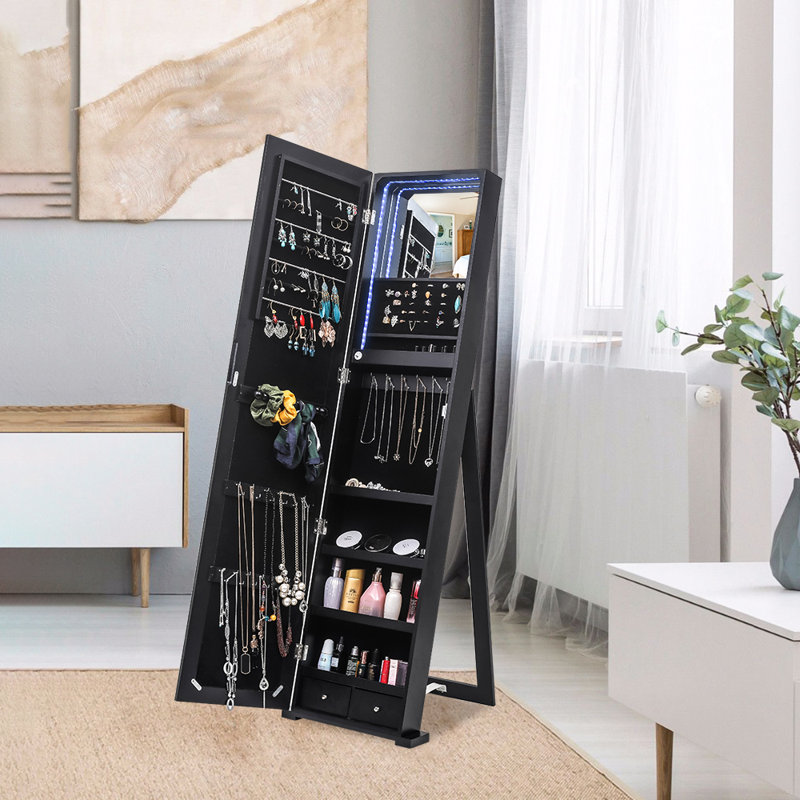 Armoire à bijoux avec miroir Bohde