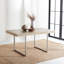 Theertha Metal Base Dining Table-301832321-301832320
