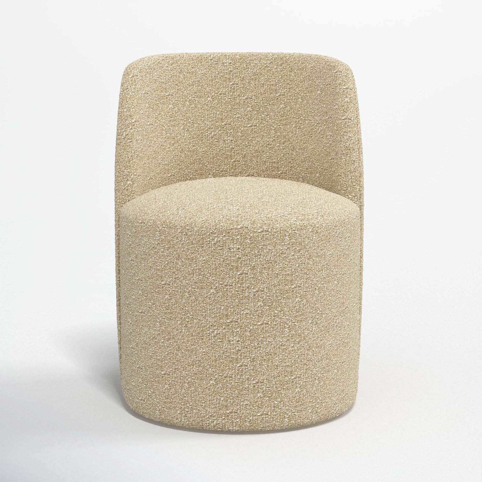 Begonia Dining Chair, Classic Buff Boucle