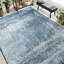 High-Quality Hand-Knotted Silver And Blue Area Rug-1754800218-1754800219