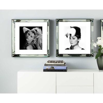 Brigitte Bardot Posing - Print on Wood