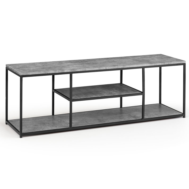TRIBECA TV UNIT WALNUT, Concrete Grey