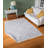 Versatile Reversible Woven Carpet, 47.2 x 70.9 Inches | 100% Cotton with 0.04 Inch Pile Height | Elegant White & Grey Design | Durable Cotton Sole, Easy to Clean | Perfect for Living Room, Bedroom & Entryway-508810956