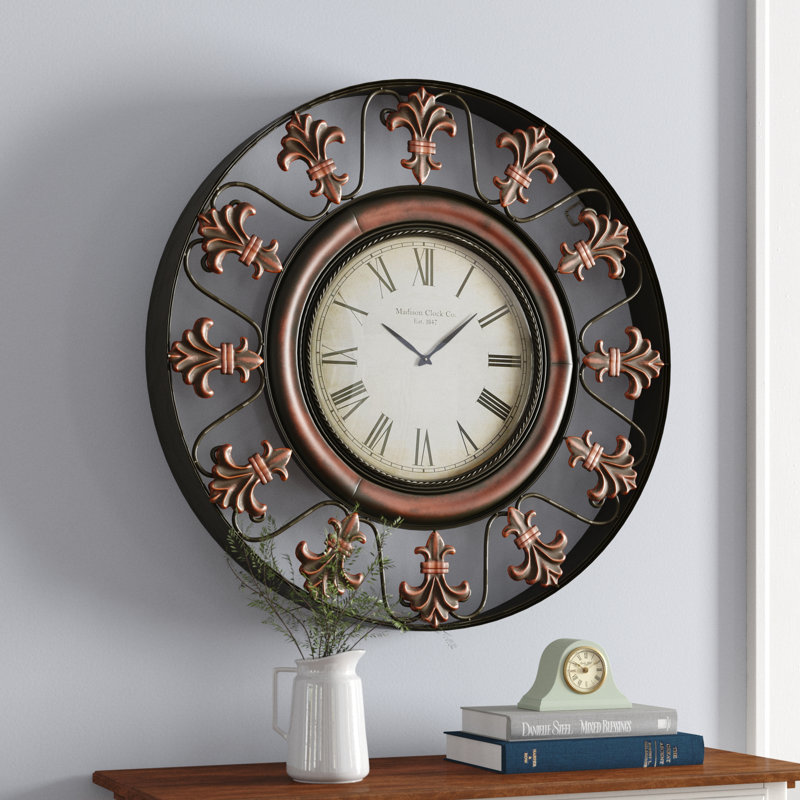 Alyssaann Metal Wall Clock