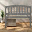 Lits simples en bois peu encombrants avec tiroirs de rangement, conception moderne