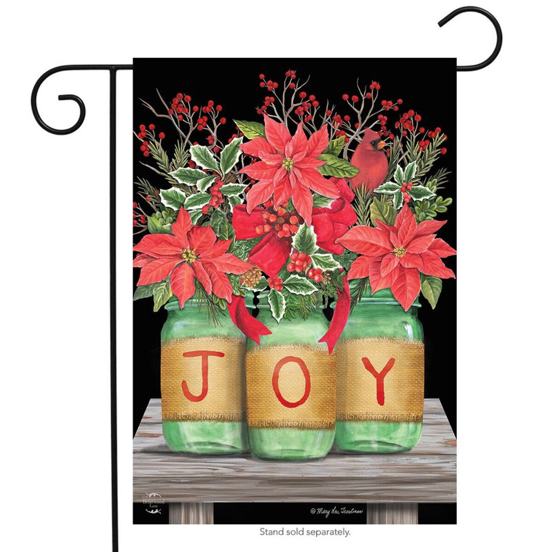 Joy Joy Mason Jars Christmas Garden