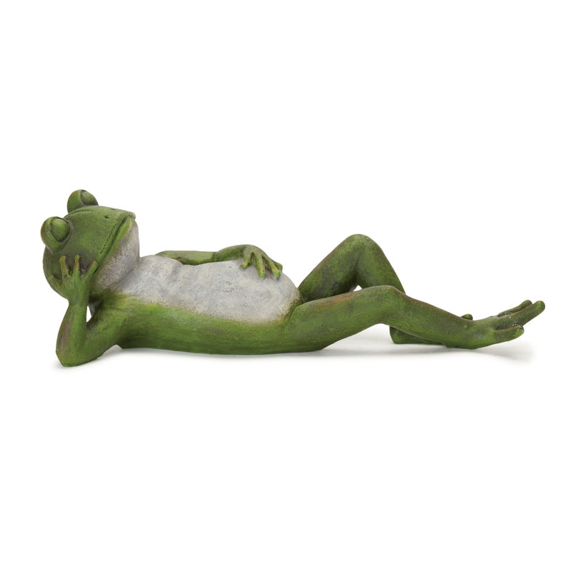 Ensemble de 3 statues de jardin Southa Frog
