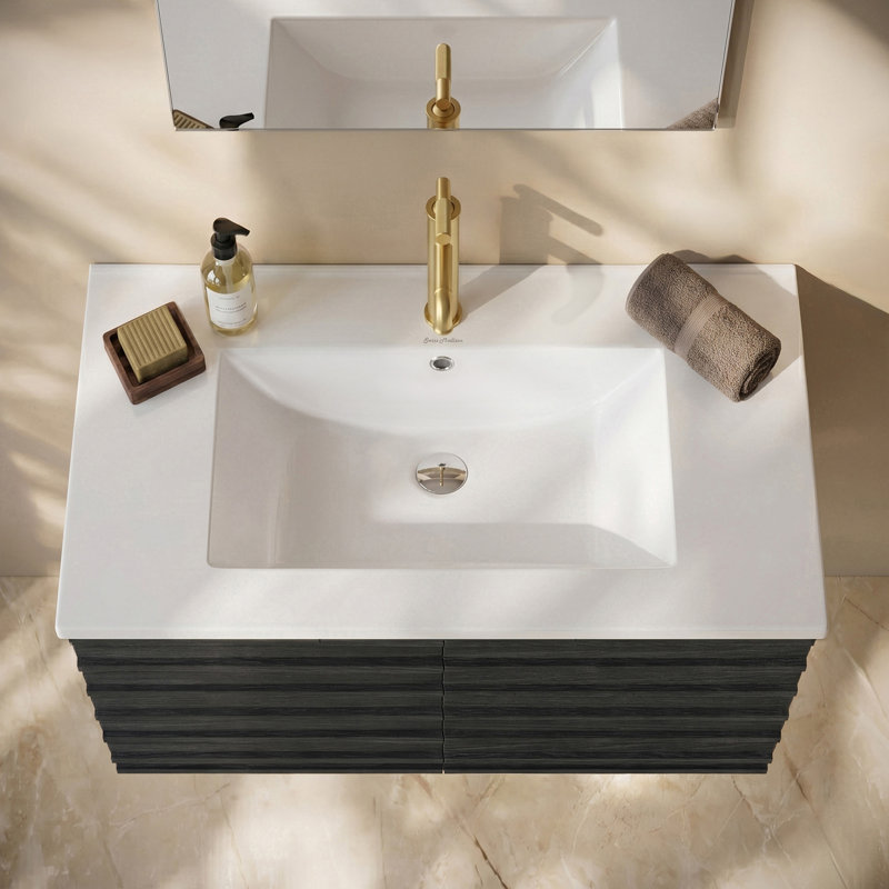 Comptoir de meuble-lavabo en céramique 30 "