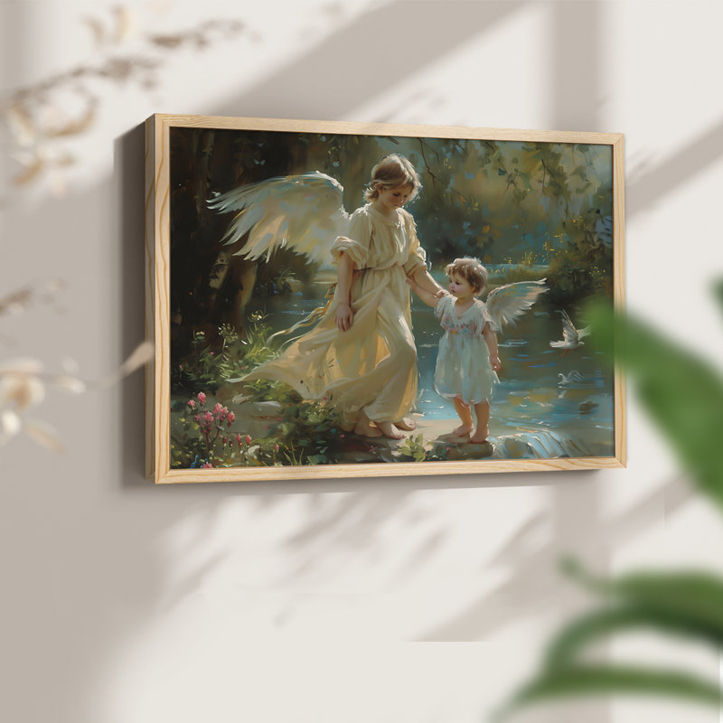 Faune - XLIX - Reproduction encadrée - Restickable, H 11 po x l 14 po, Naturel