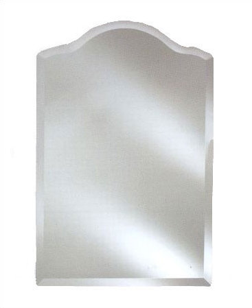 Molden Scalloped Wall Mirror, 16" H x 25" W