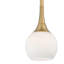 Luminaire suspendu en forme de globe à 1 lumière Aubriaunna-1805387861