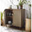 Arica 63" W 4-Door Cane Rattan Sideboard with Solid Wood Legs-290306803