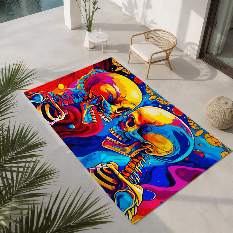 Tapis optique intérieur et extérieur, Rectangle 1 pi 6 po x 2 pi 6 po