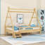 Lit plateforme avec lattes Wood House-1131681611-1131681609