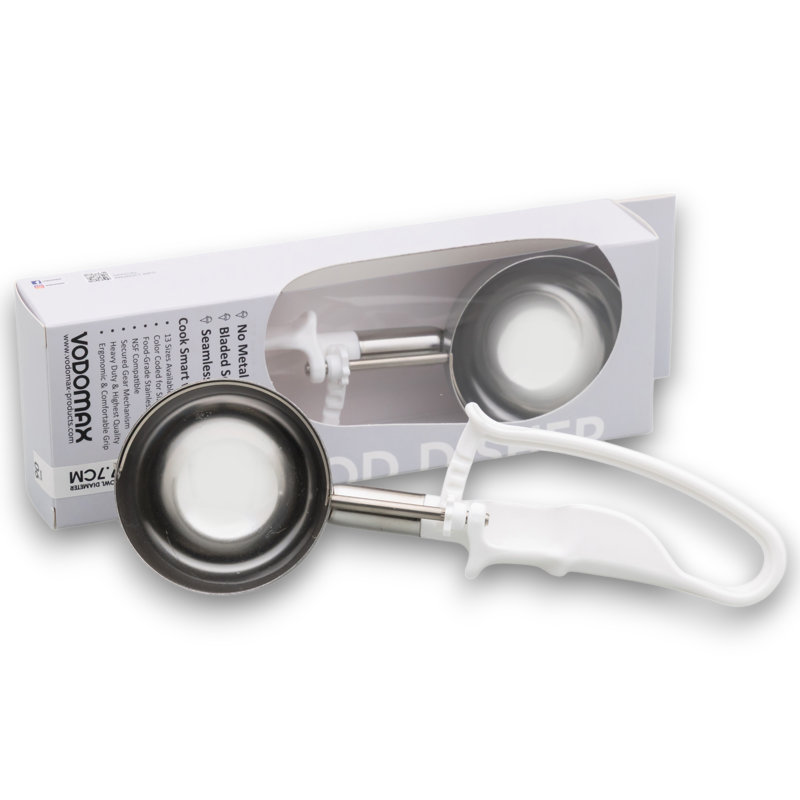 VODOMAX Scoop Size 06, 9.7" H x 3.15" W x 1.85" D, #06 White (4.66 oz.)