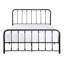 Lit plateforme grand pour chambre à coucher, structure en métal bronze foncé pour lit-1251205260