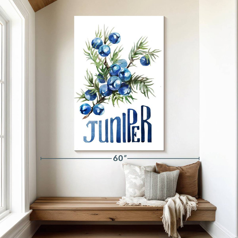 Yarlin Juniper Berries, 51" H x 34" W