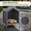 Niche surélevée pour chien-1940173839