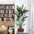 72'' Faux Lily Plant in Cement Pot