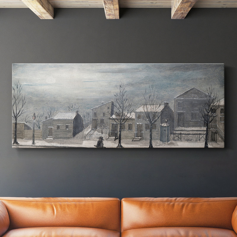 Série paysage - Dxlvi - Toile tendue avec châssis - Prêt à accrocher, H 20 po x l 50 po