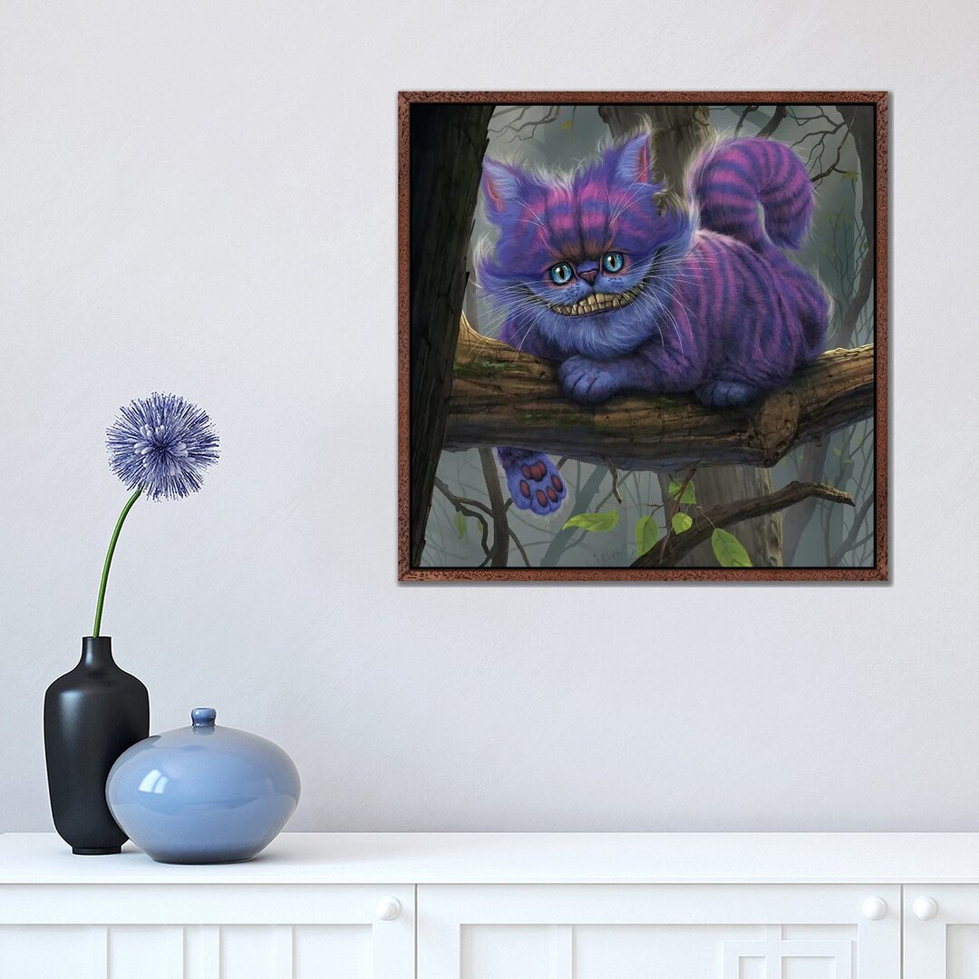 Leinwandbild Cheshire Cat von Vincent Hie