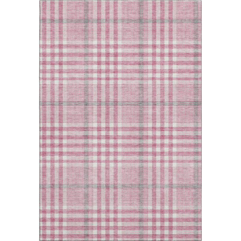 Premium Machine Washable Corry AMF1054 Plaid Rug, Rectangle 10' x 14'