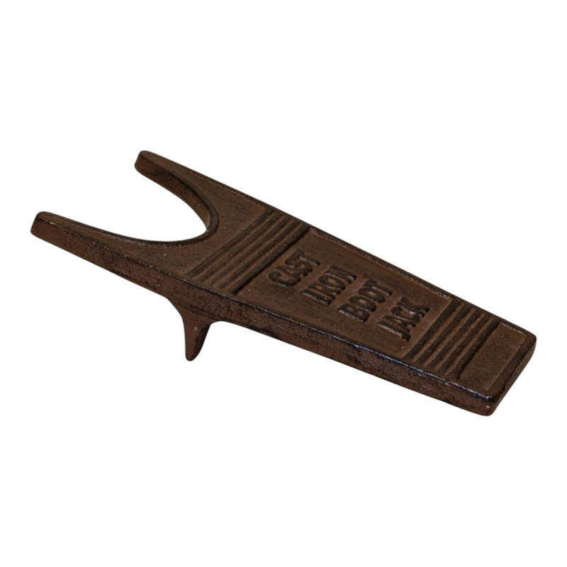 Antique Rust Cast Iron Boot Jack 26.5cm