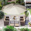 Piqua 300cm Lighted Market Parasol-247176263