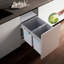 Poubelle de recyclage 40L