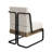 Patio Aluminum & Wicker Lounge Chair With Cushions  & Pillow-1338790163-1338790162