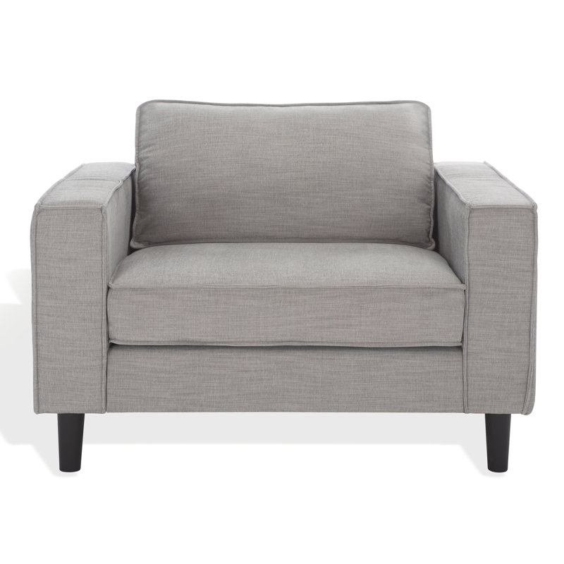 Bugarin 45'' Wide Armchair, Light Gray Polyester