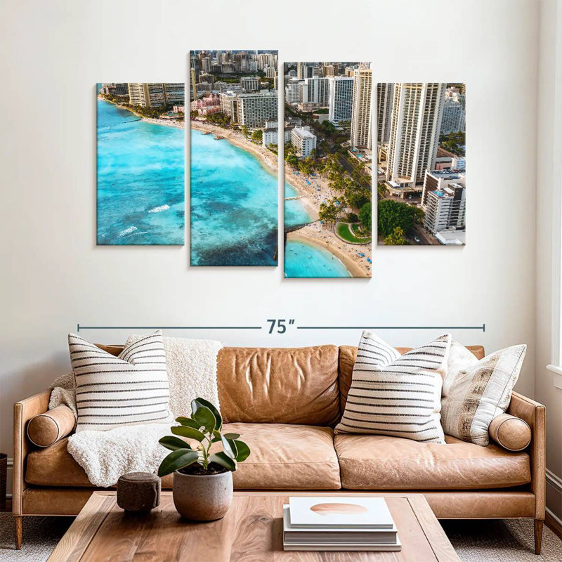Gillard Waikiki Gillard Coastline, H 42 po x l 68 po