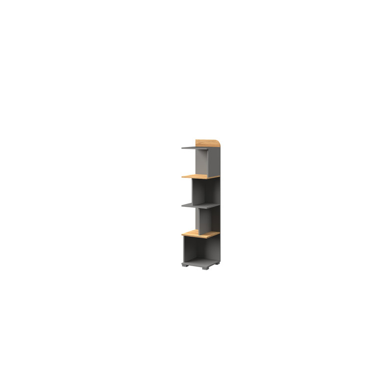 Carini CA5 142.6cm H x 33.3cm W Engineered Wood Standard Bookcase