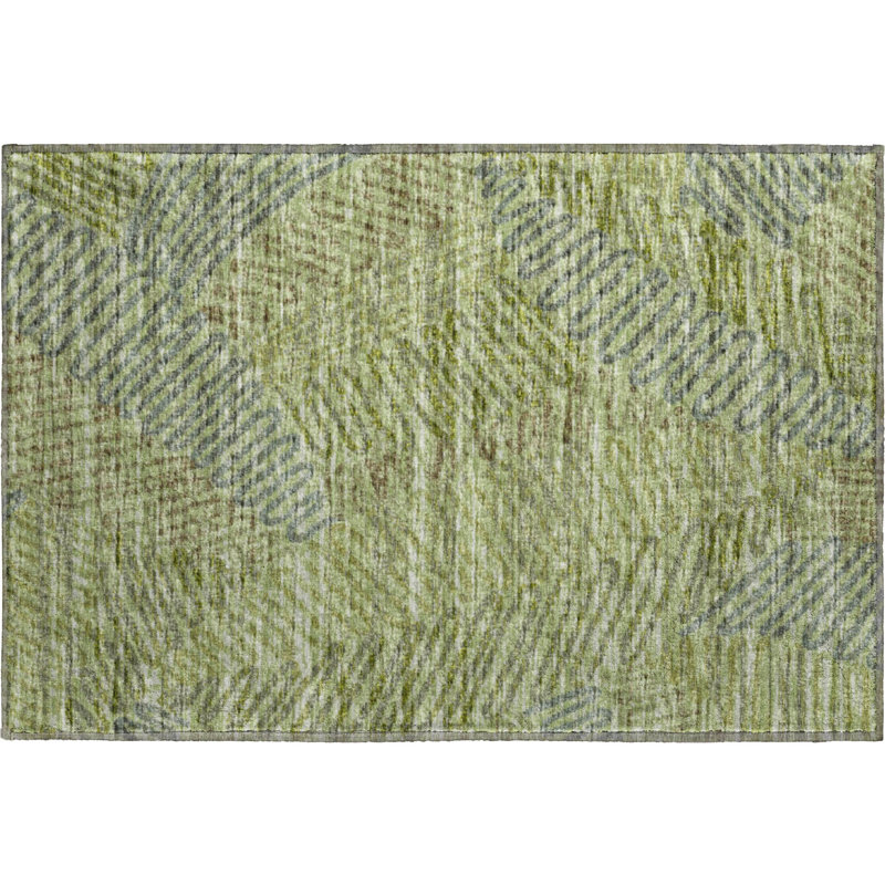 Premium Machine Washable Vaseem AMF117 Rug, Rectangle 1'8" x 2'6"