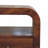 Solid Wood Darcy Nightstand, 1 Drawer And Open Shelf, Chestnut, Brown