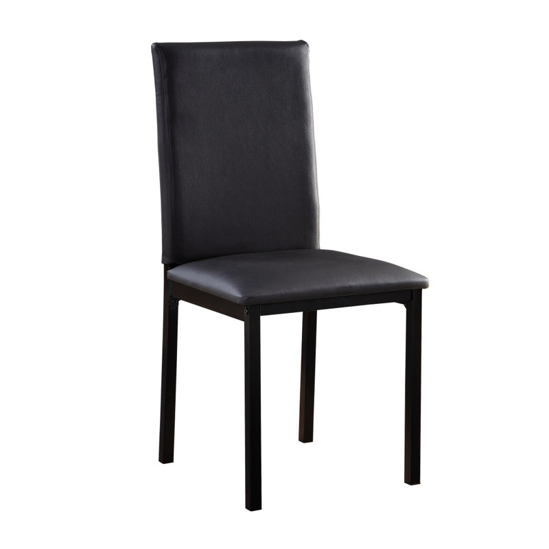 Ensemble de 4 chaises de salle à manger revêtues de similicuir