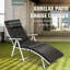 Chaise longue réglable pliante d'extérieur légère avec coussin-102715623-102715625