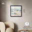 Décoration murale minimaliste Shallow Waters I Shadowbox Print par Art Remedy, cadre noir, 25 x 25-790838205-790838196