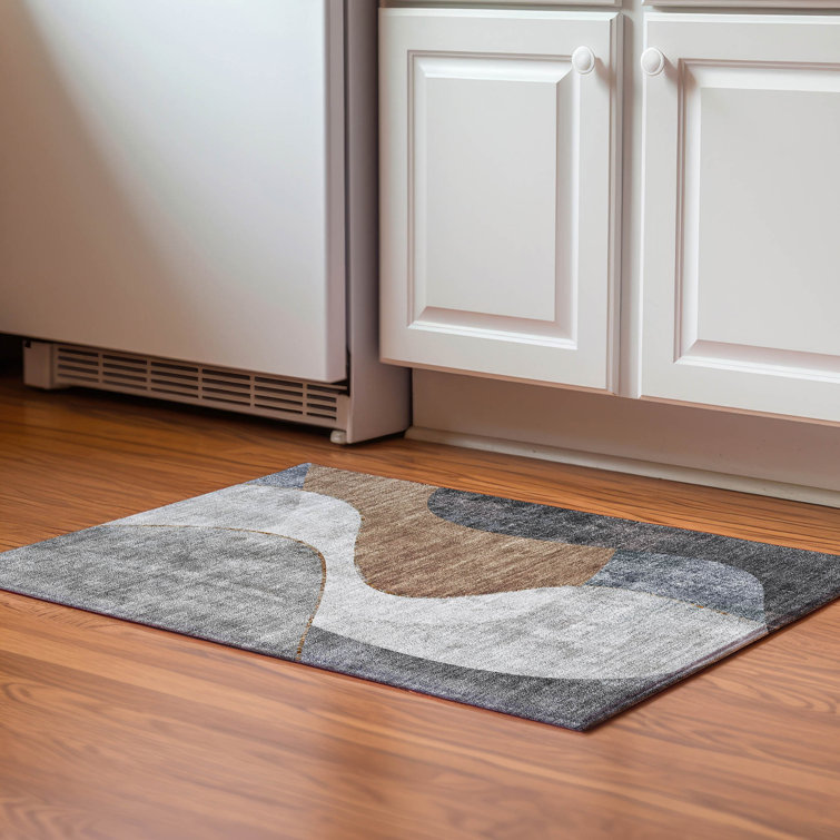 Premium Machine Washable Cerrito Gray Rug