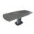 Boulemane 119-179Cm Grey Matte Ceramic Swivel Extending Dining Table