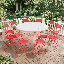Table 11 pièces pliable en demi-table-111836000-111836005