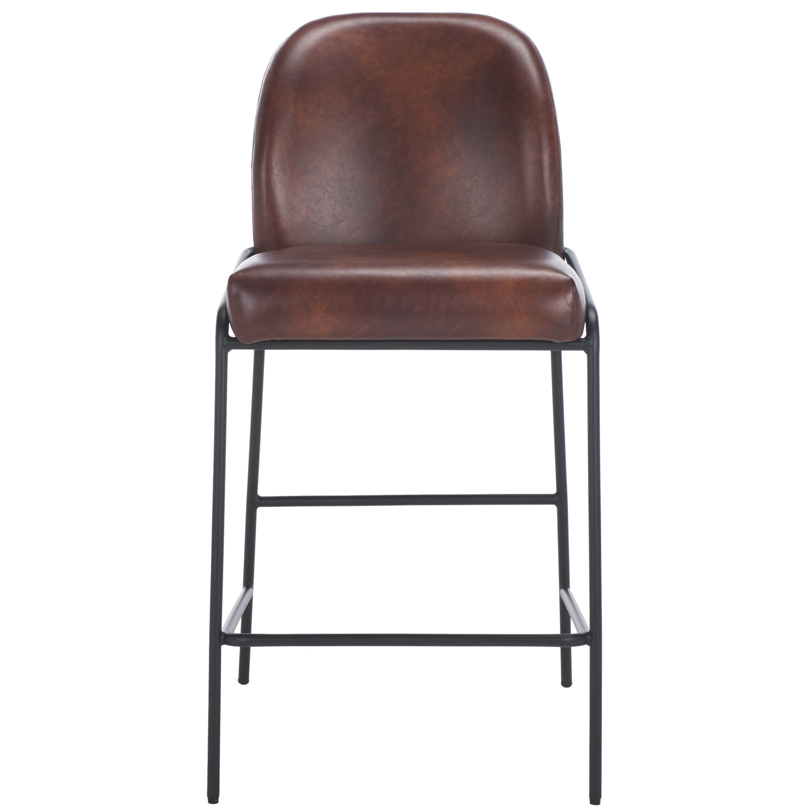 Barrington Bar Stool, Counter Stool (26.5" Seat Height), Brown